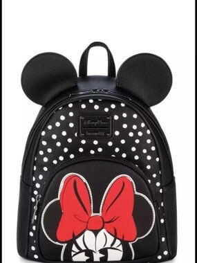 Loungefly Disney Parks Minnie Mouse Mini Backpack Retired NWOT Style